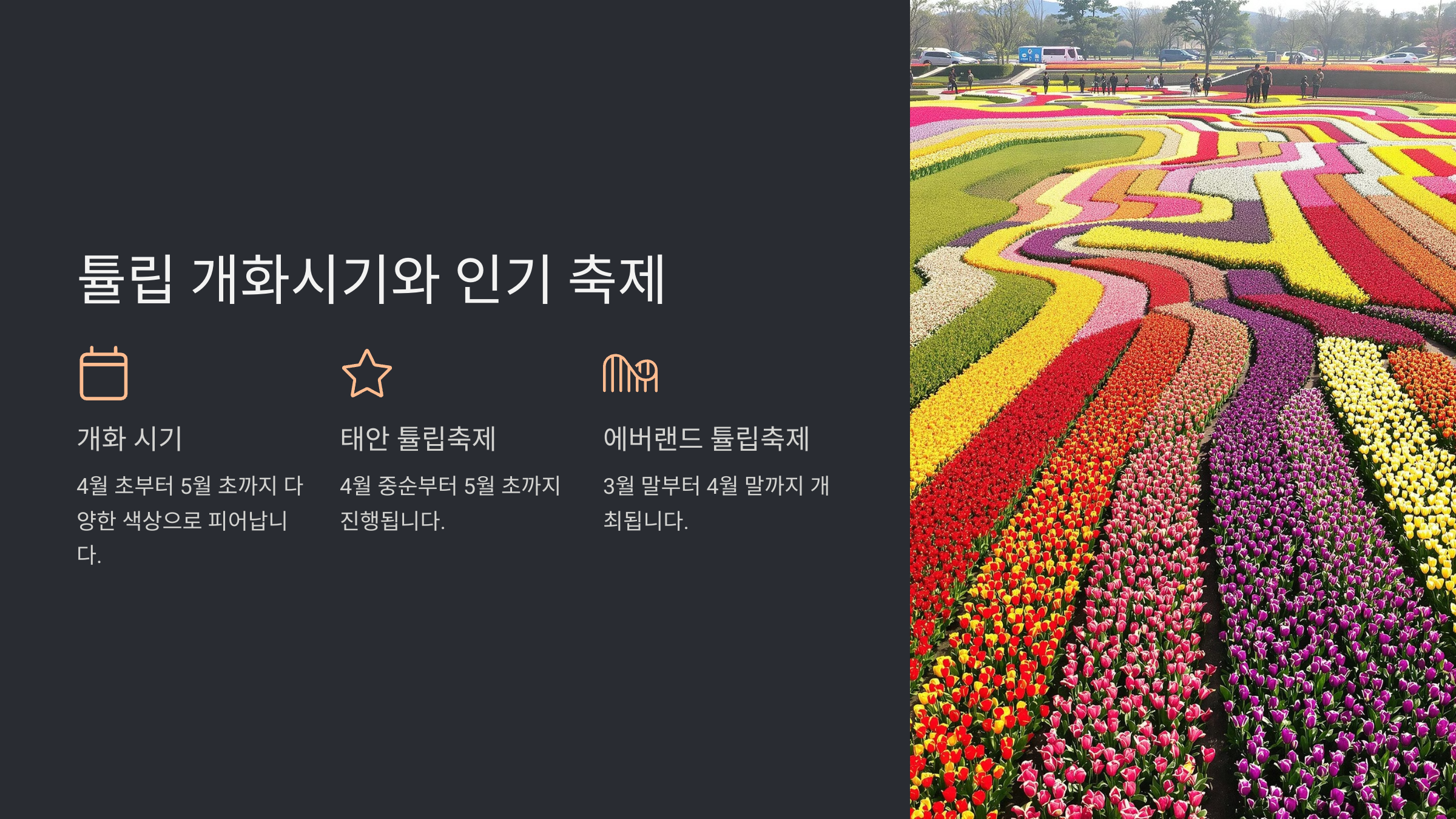 봄꽃 개화시기와 아름다운 명소