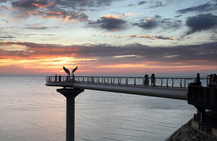 백수해안도로 노을전망대 