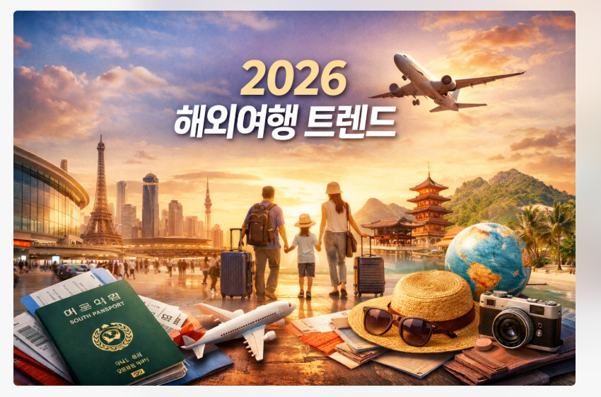 2026 해외여행 트렌드