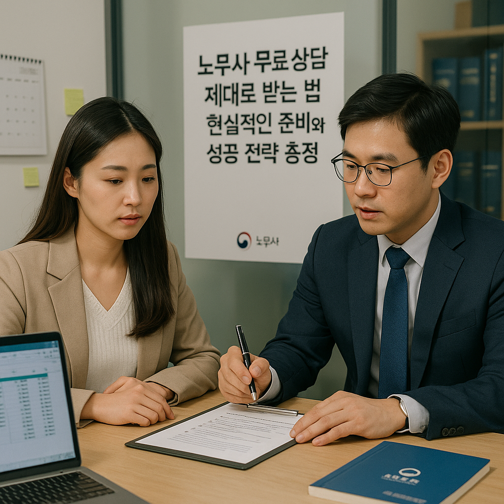 노무사 무료 상담 제대로 받는 법 현실적인 준비와 성공 전략 총정리