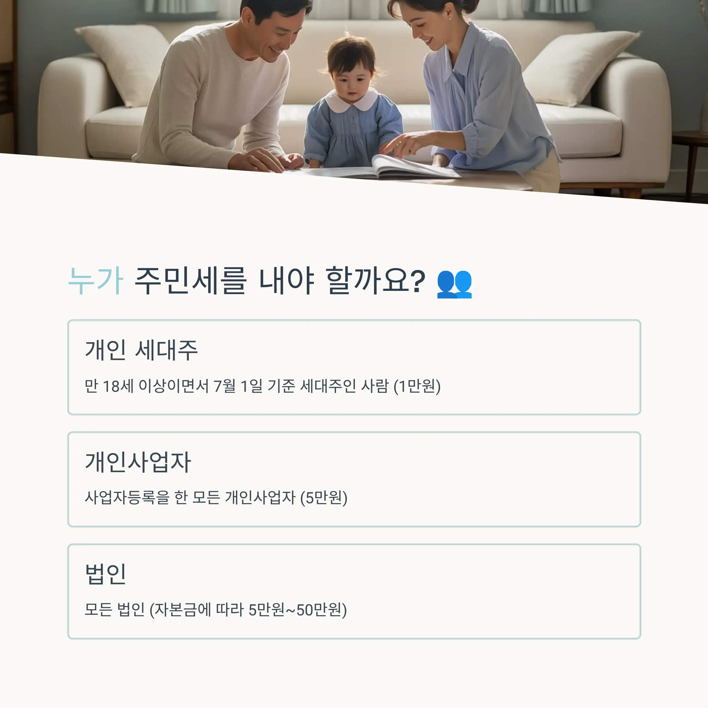 주민세 납부 방법 4가지