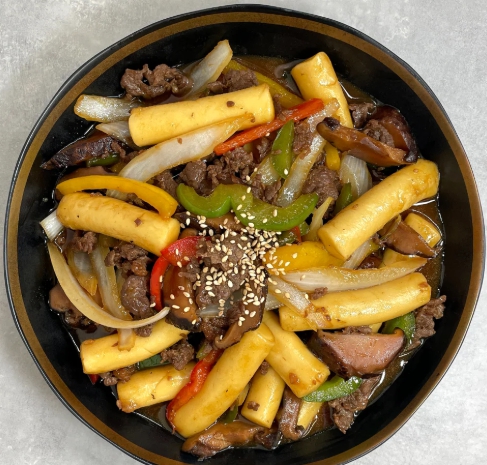 한국의 떡 종류 떡볶이-궁중떡볶이