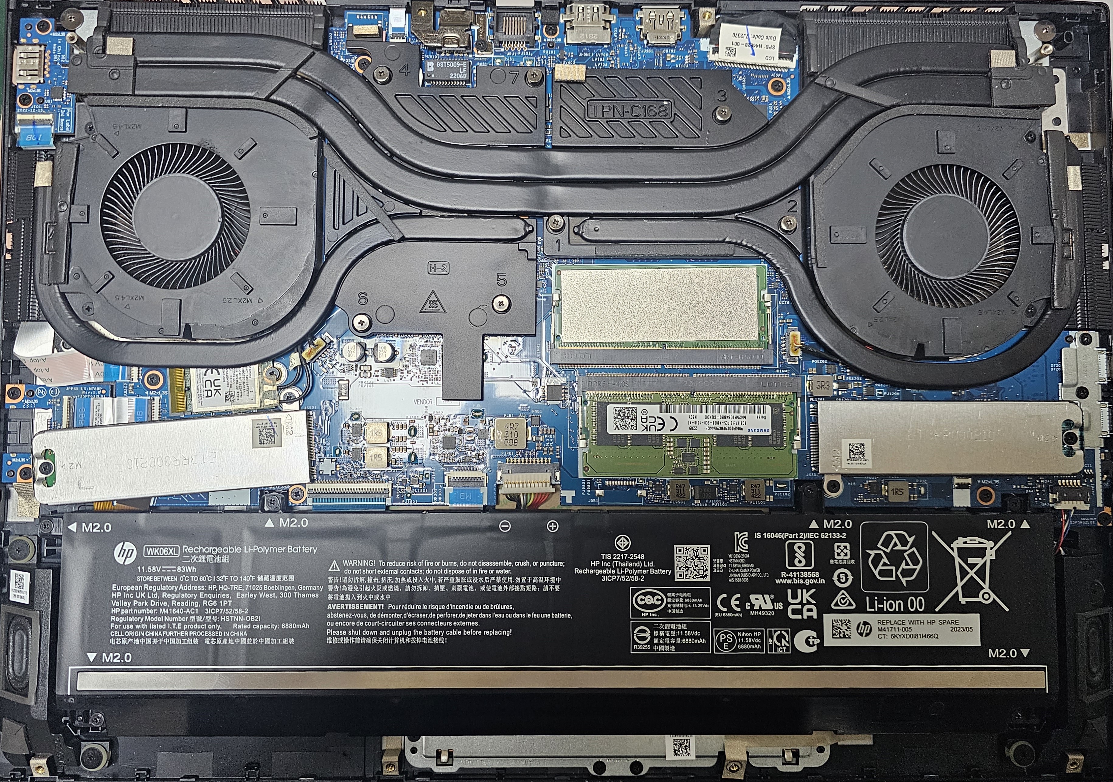 16-xf0052AX 내부 분해사진