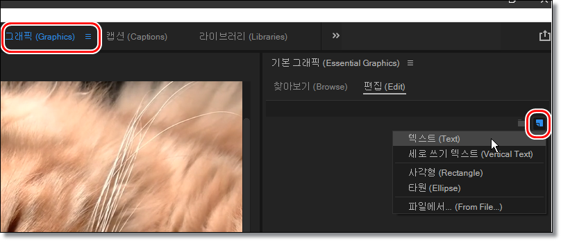 프리미어프로-로고-자막