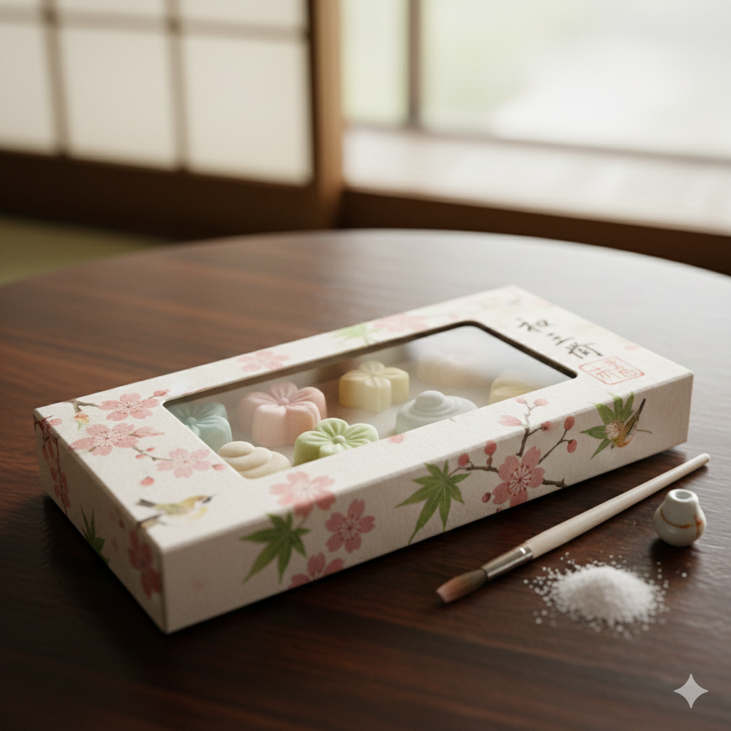 자극적이지 않고 부드러운 설탕 와사본