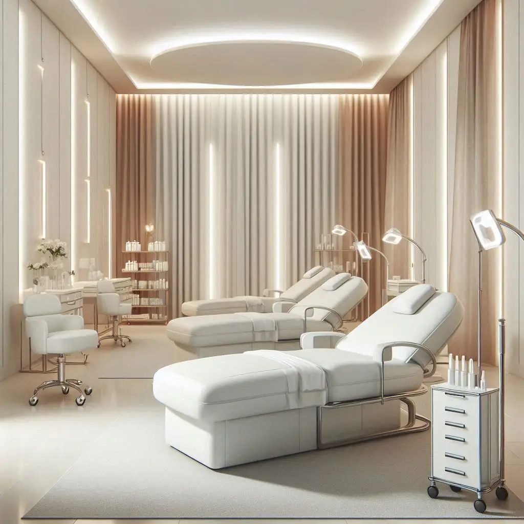 피부,체형관리 샵 배경