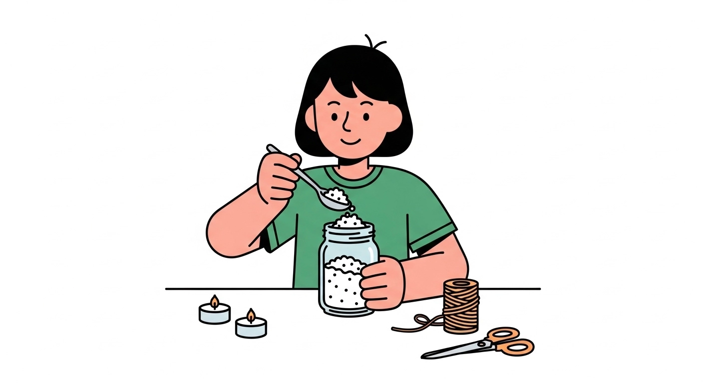 다 먹은 잼 병의 로맨틱한 변신! 5분 만에 만드는 감성 캔들 홀더 (feat. 깨짐 방지 꿀팁)