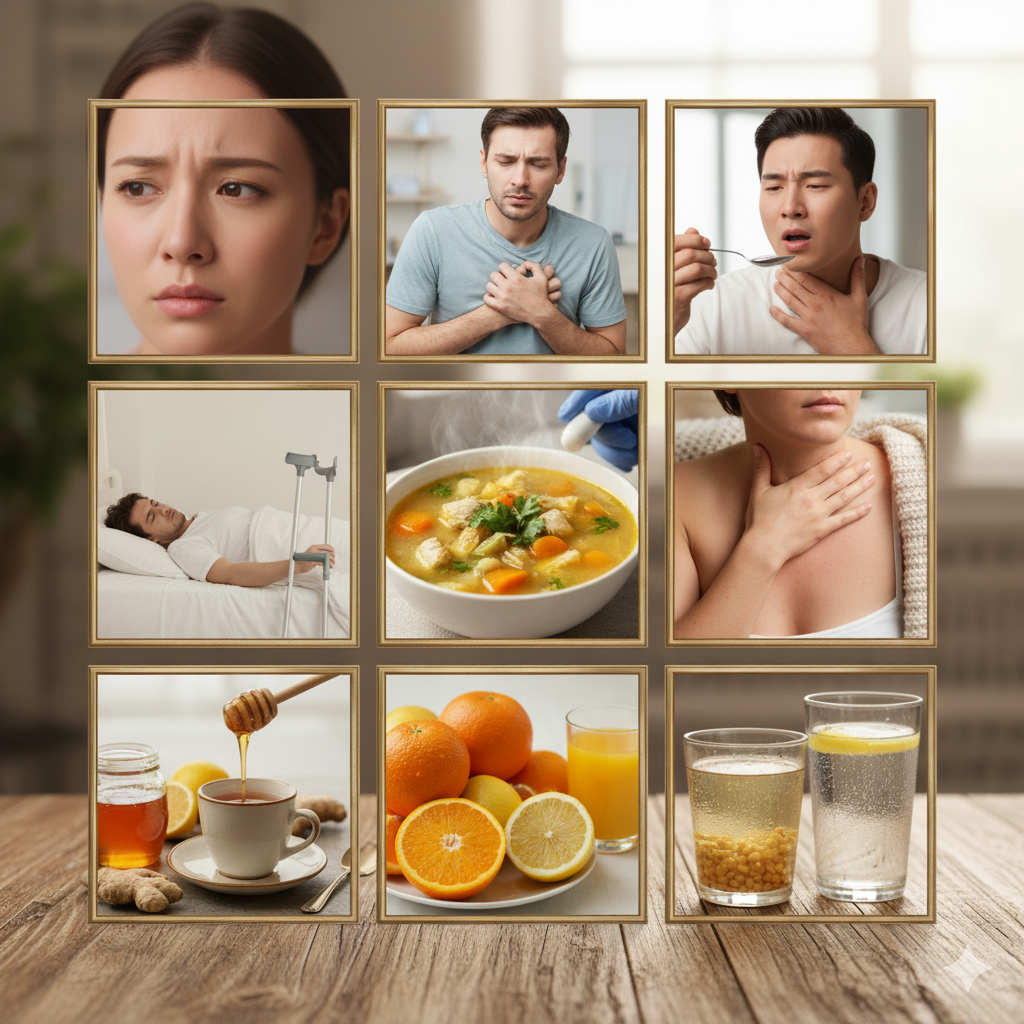 감기 오래갈 때 놓치기 쉬운 5가지 경고 신호와 회복 음식 BEST 7