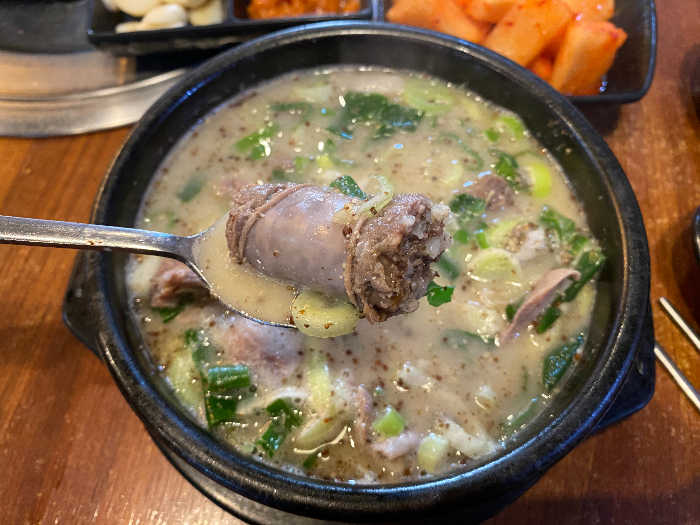 '토종순대국' 가격 11,000원