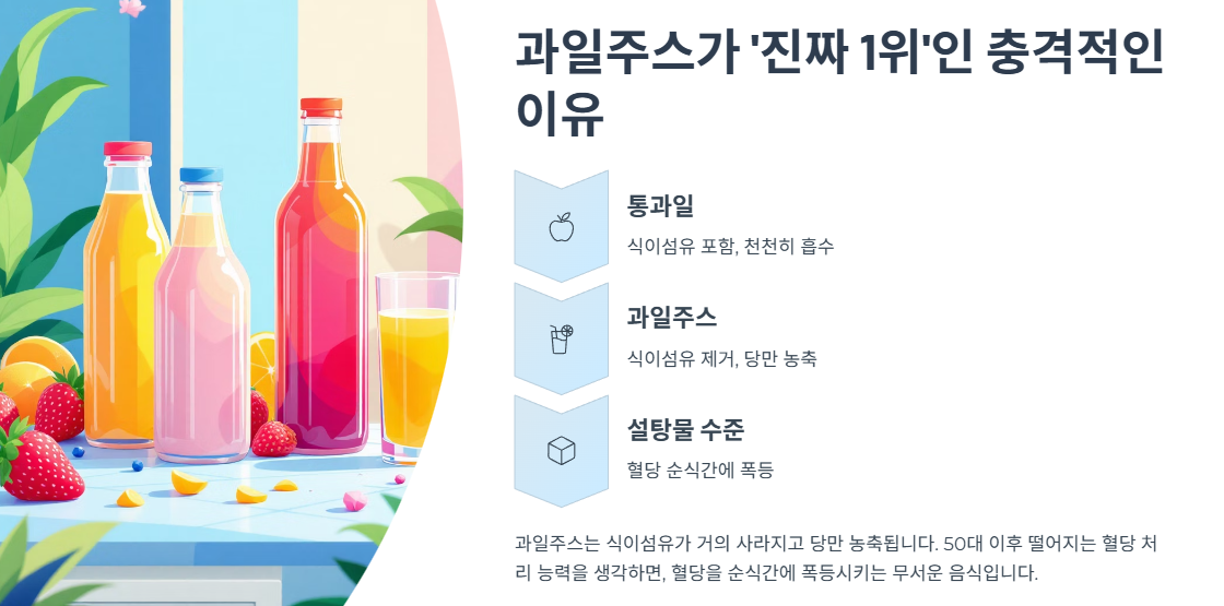 과일주스가 &lsquo;진짜 1위&rsquo;인 충격적인 이유