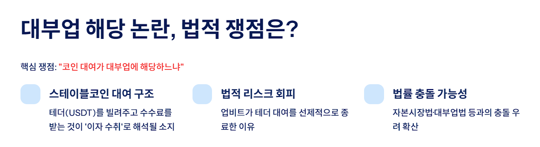 대부업 해당 논란, 법적 쟁점은?