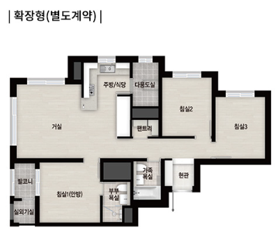 안양-자이-더포레스트-59B평면도