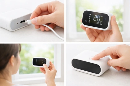 미세먼지측정기 사용법과 측정 방법 설명4