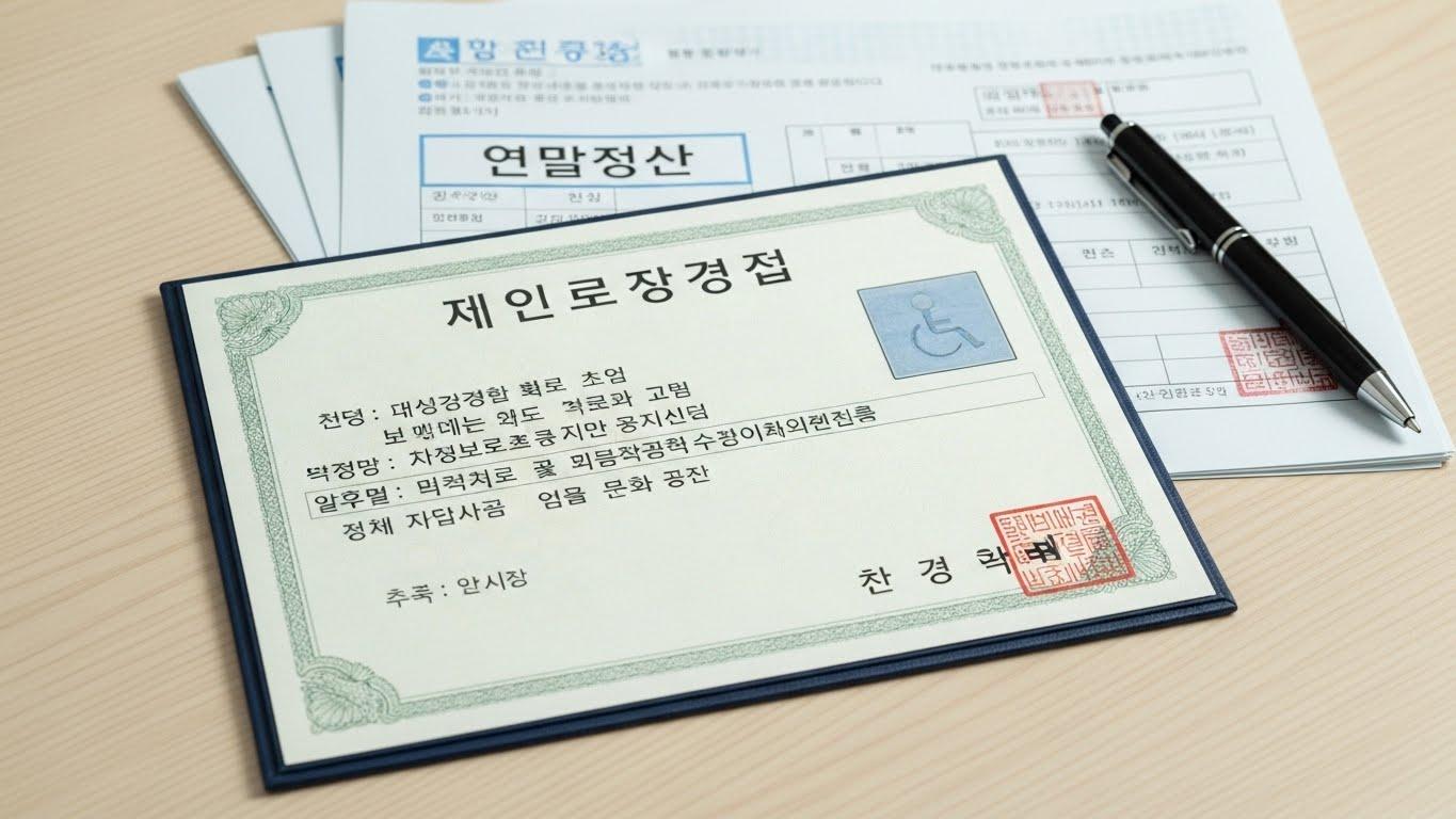 연말정산 장애인증명서