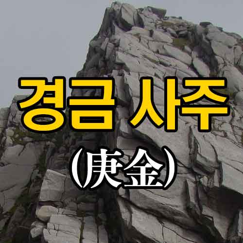 경금 일간 일주 사주