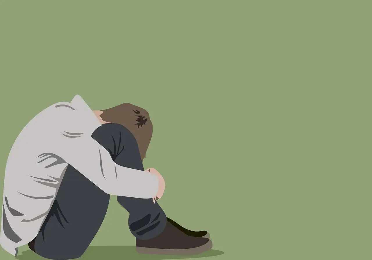 "불안으로 인한 신체화 증상과 정신적 고통의 상징"