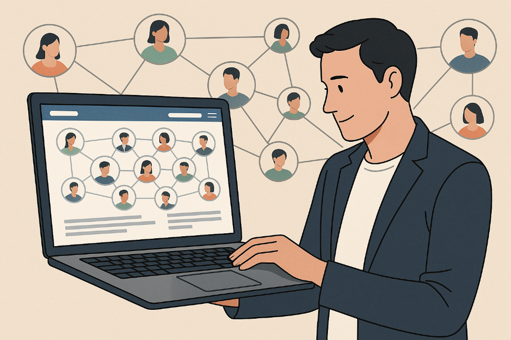 온라인 네트워킹 플랫폼 구축으로 월 1천만원 수수료 수익