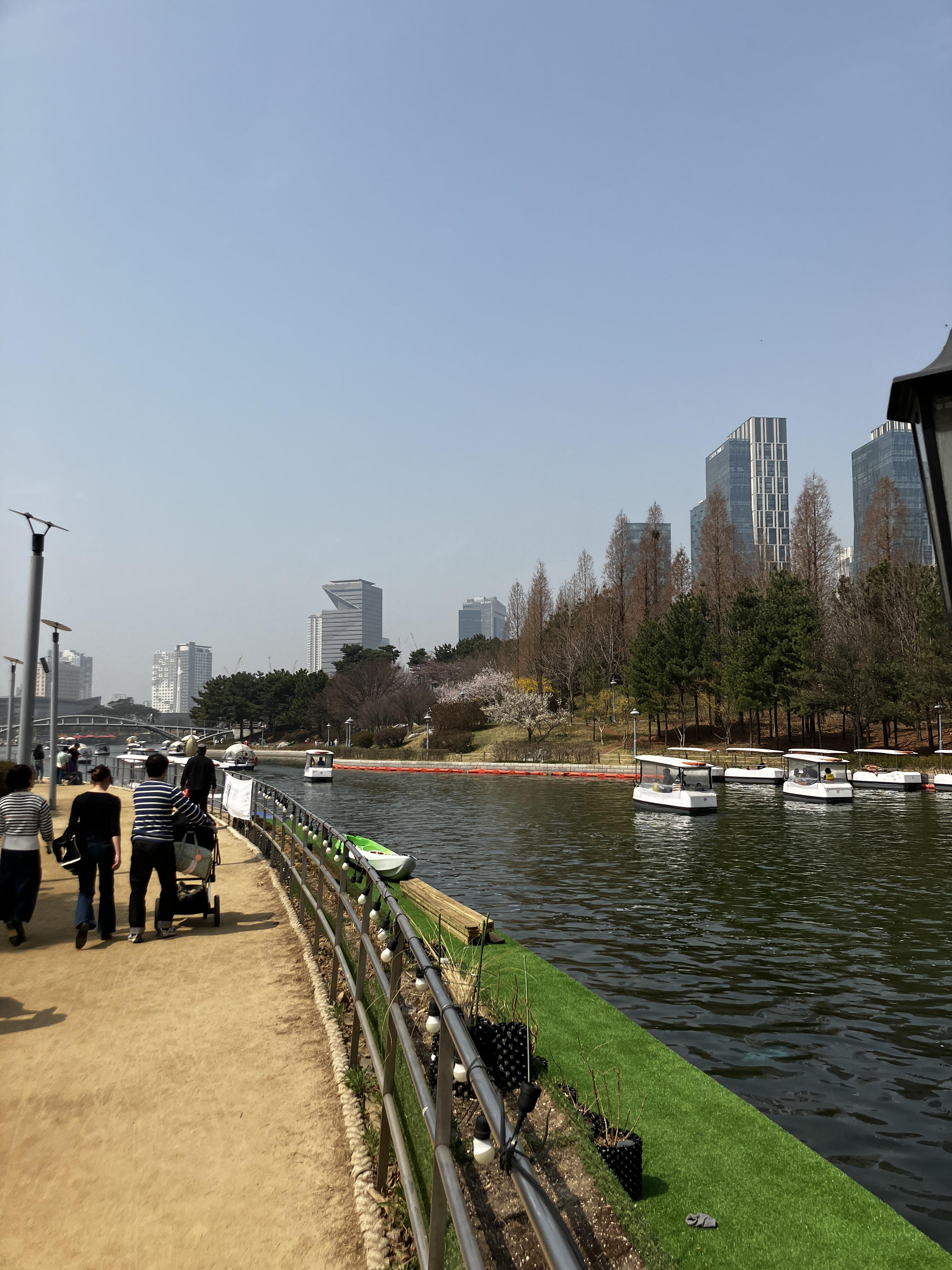 송도 센트럴파크 수상레저 보트