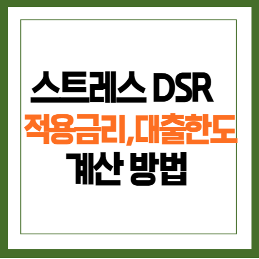 스트레스 DSR계산방법