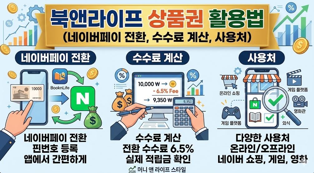 북앤라이프 상품권 포스팅 썸네일 사진