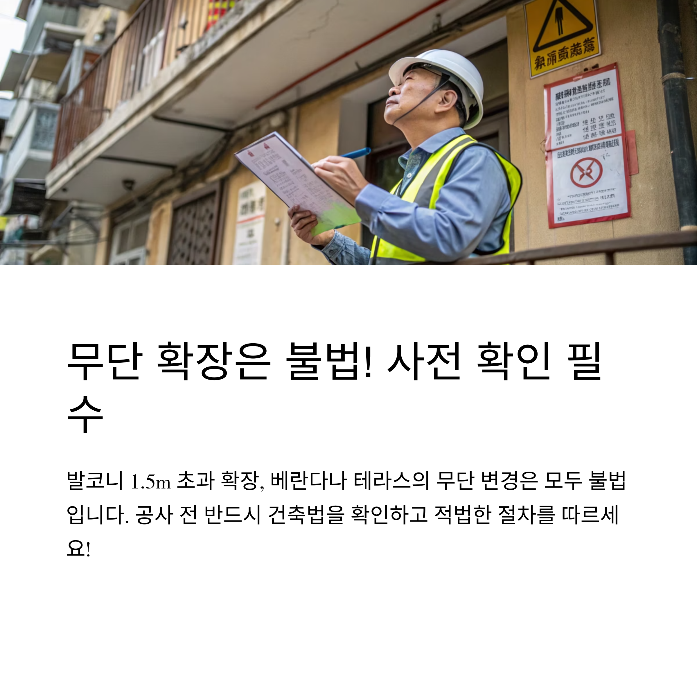 발코니확장기준