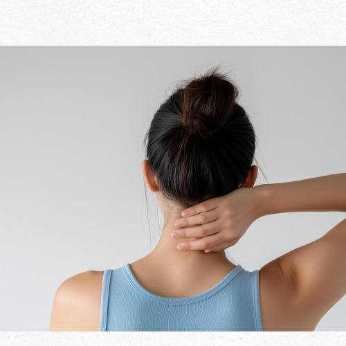 낮고 단단한 베개로 거북목 예방