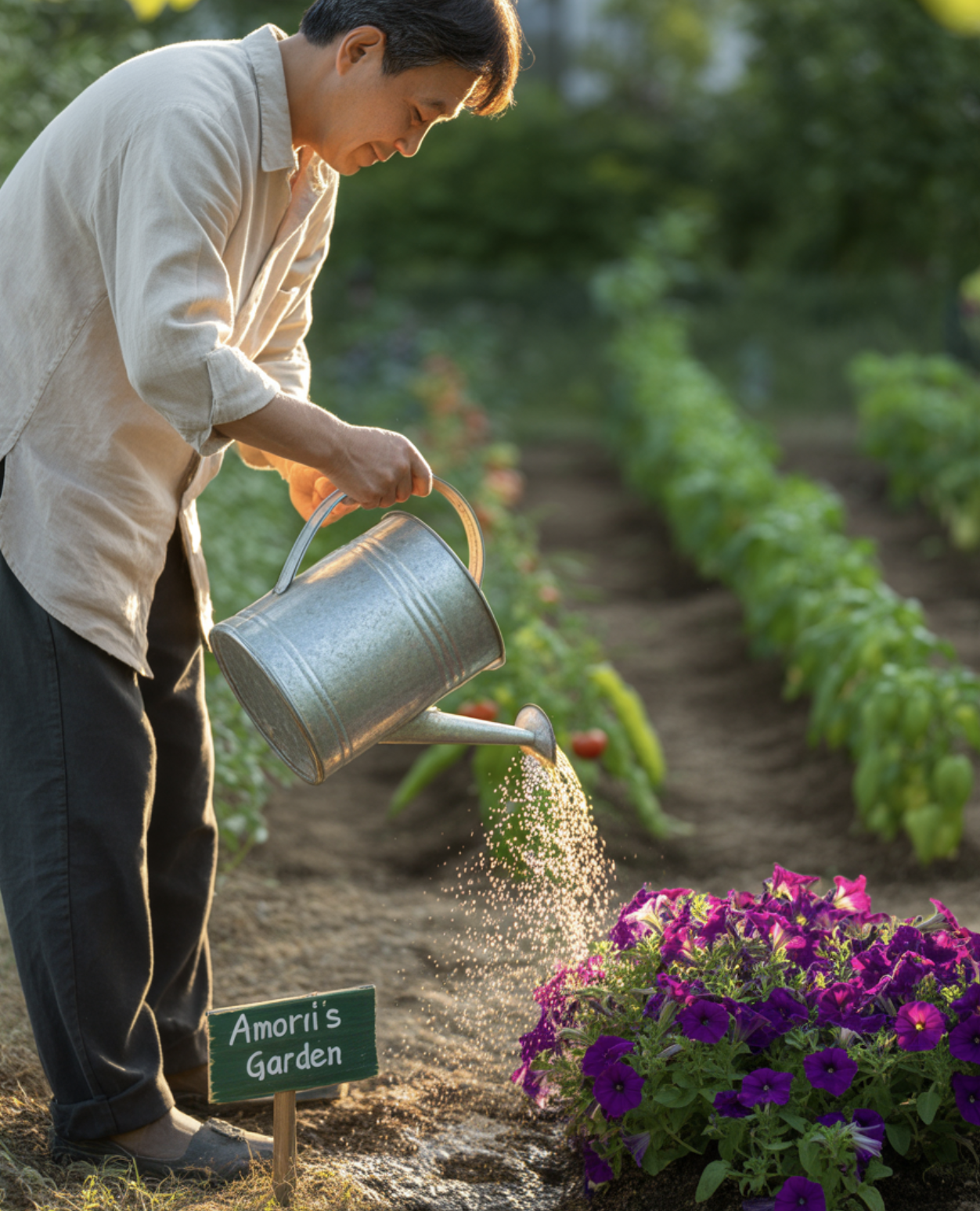 '액체 비료'라는 특별 간식