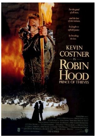 '정의란 무엇인가' 생각하게 하는 영화 의적 로빈후드 포스터.