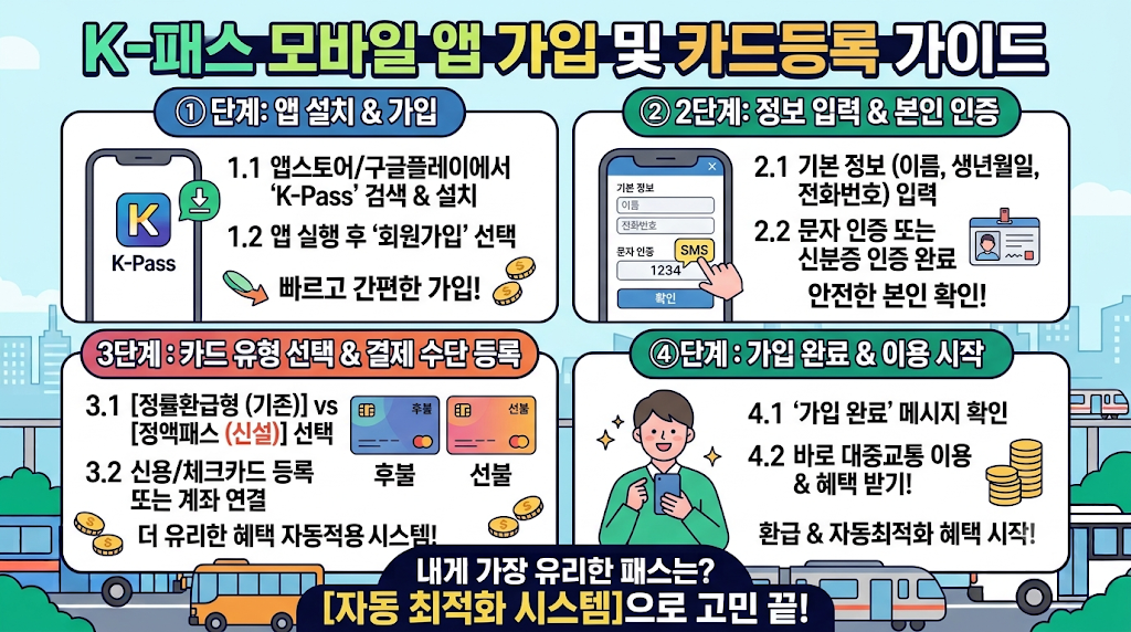 K패스_모바일앱_회원가입_카드등록
