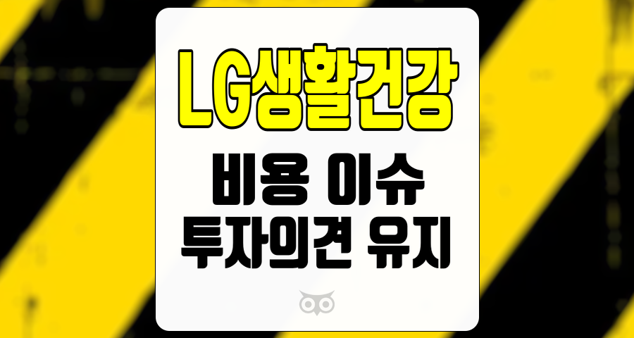LG생활건강, 비용 문제와 해외 성장 가능성을 살펴보다