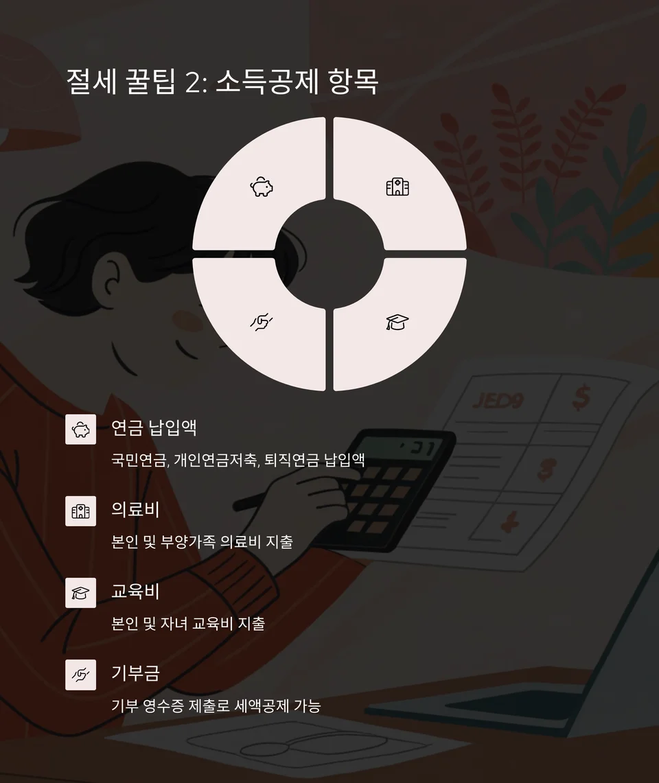 종합소득세 소득공제 항목 - 사진