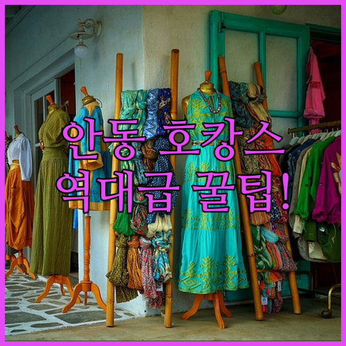 안동 호캉스 즐기기 좋은 프리미엄 호..