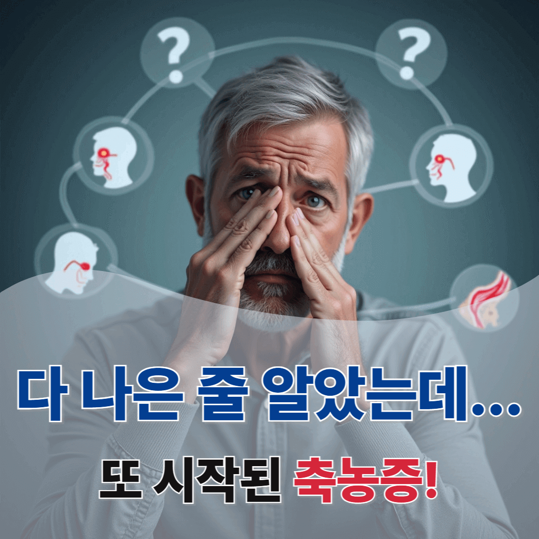 축농증, 왜 자꾸 재발할까? 당신이 놓치고 있는 진짜 원인과 루틴