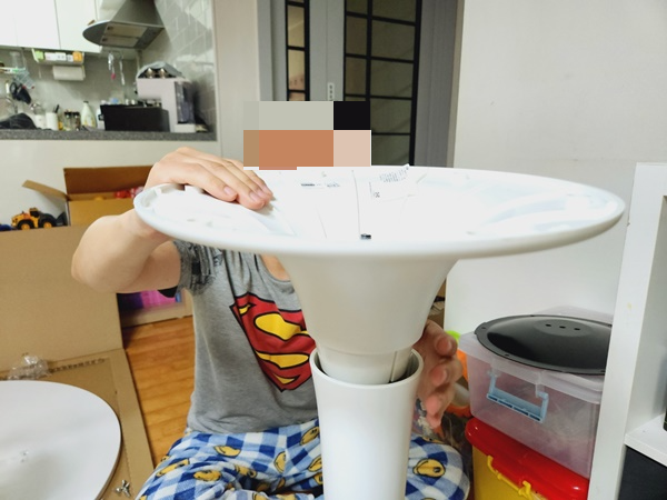 이케아 원형테이블 독스타 조립 사용 후기