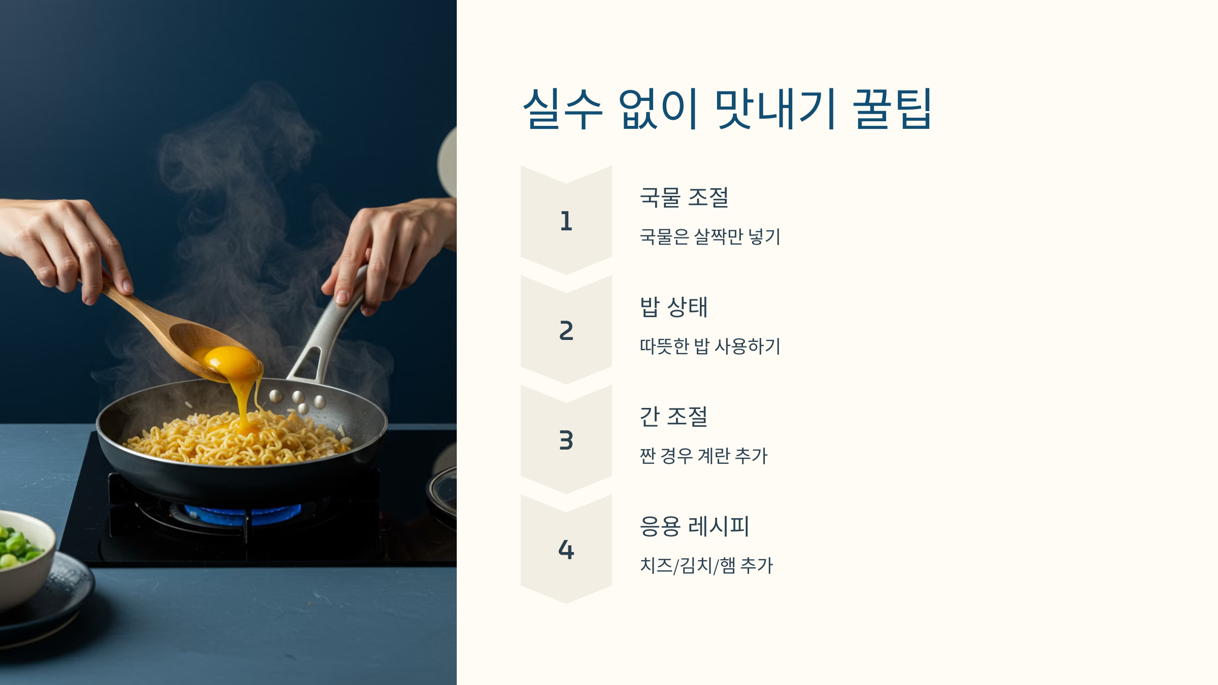 볶음밥 맛내기 꿀팀