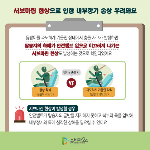 안전한 착석 자세 가이드