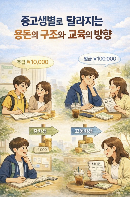 중고생 자녀의 용돈가이드 사진