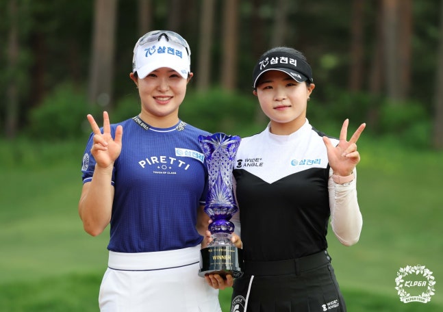 고지원 고지우 KLPGA 자매우승 제주의딸 박희영 박주영 풀시드 윤이나 박성현 리더보드 실시간순위 삼다수배순위