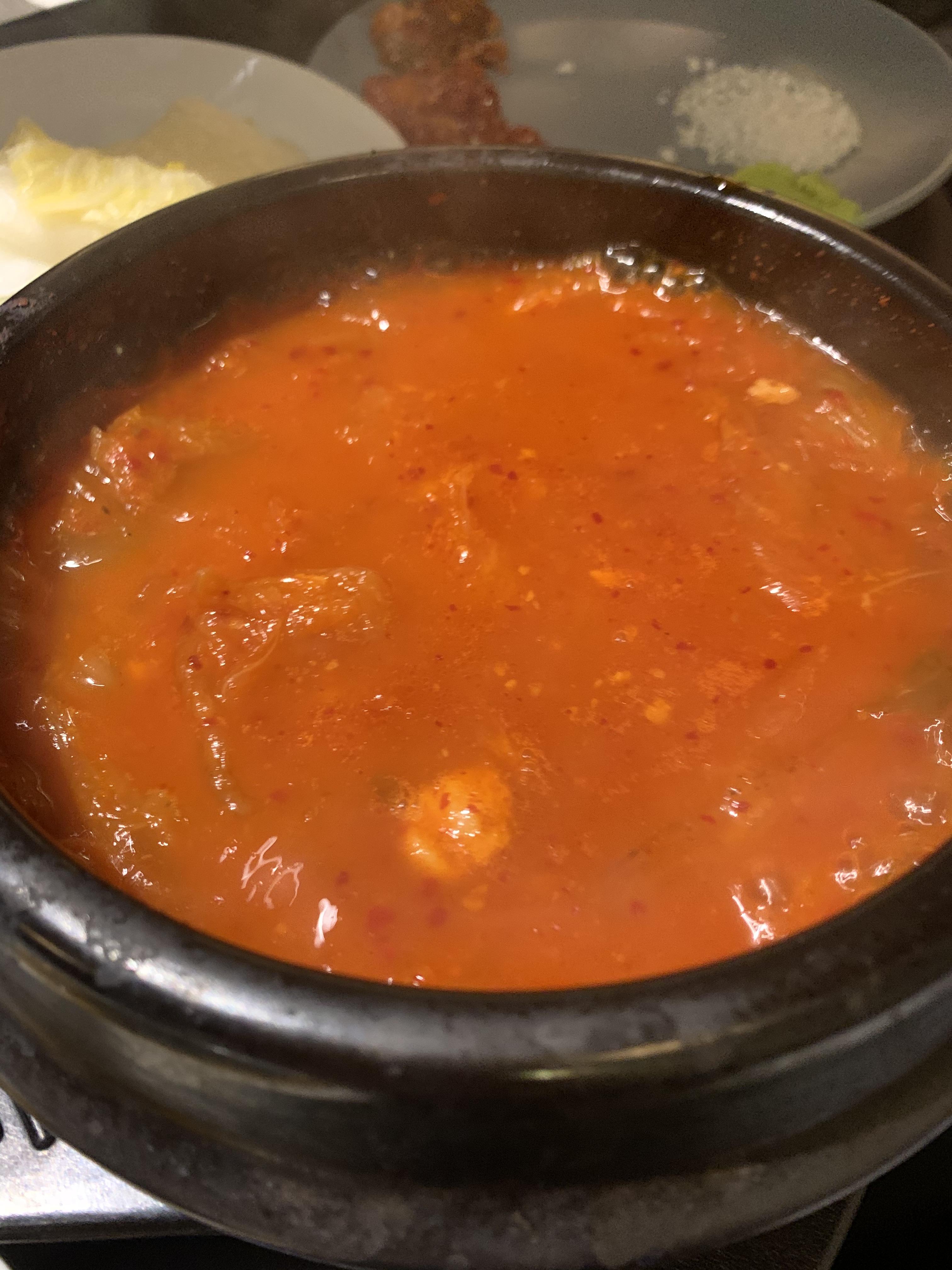남영돈 김치찌개 확대 샷