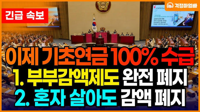 [기초연금 3,290억 삭감] 논란, 정말 민생 포기인가? 정부·국힘 공방 핵심정리
