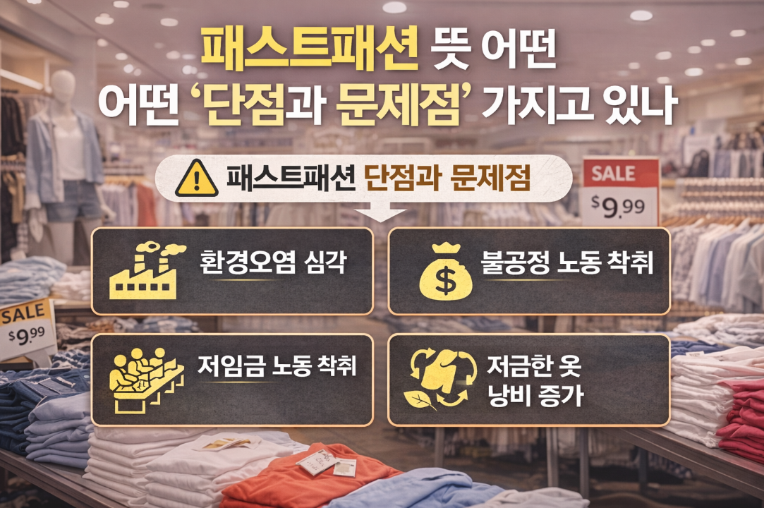 패스트패션 뜻과 문제점, 당신이 몰랐던 충격적 진실