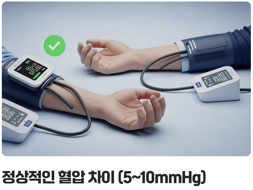 '5~10'의 차이는 정상, 그 이상은 '경고'