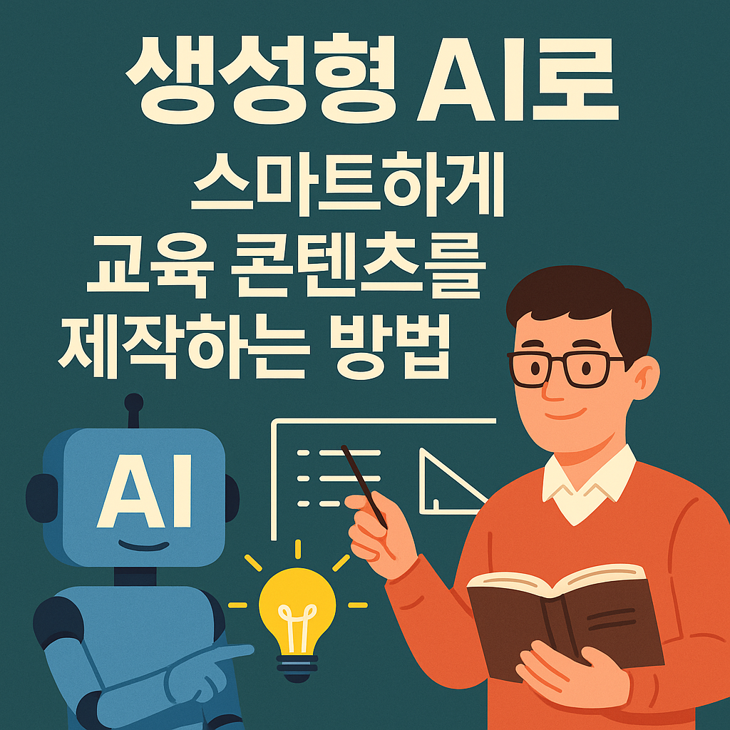 생성형 AI로 스마트하게 교육 콘텐츠를 제작하는 방법