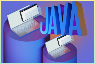 JAva언어의 플랫폼 독립성을 시각적으로 표현한 이미지