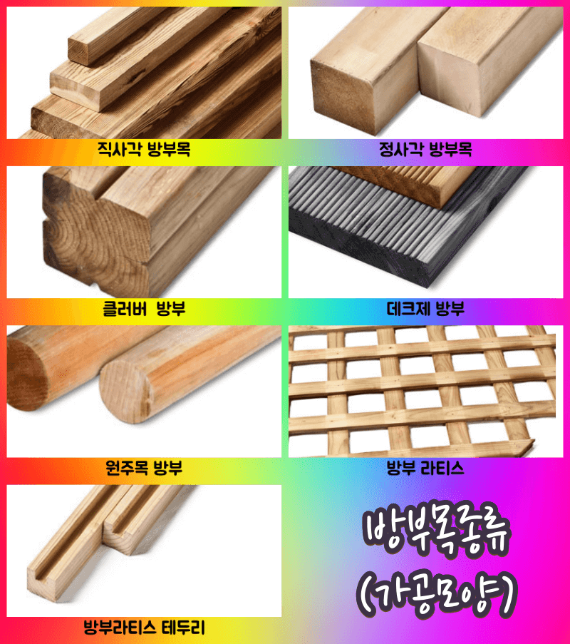 방부복 종류 사진