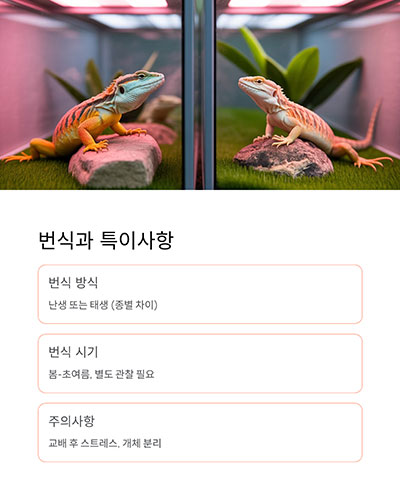 번식과 특이사항