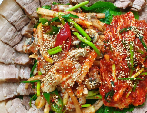 신선한 돼지고기