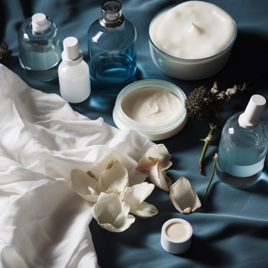 건성 피부를 위한 최적의 스킨케어 루틴 - 스킨케어 제품 사진