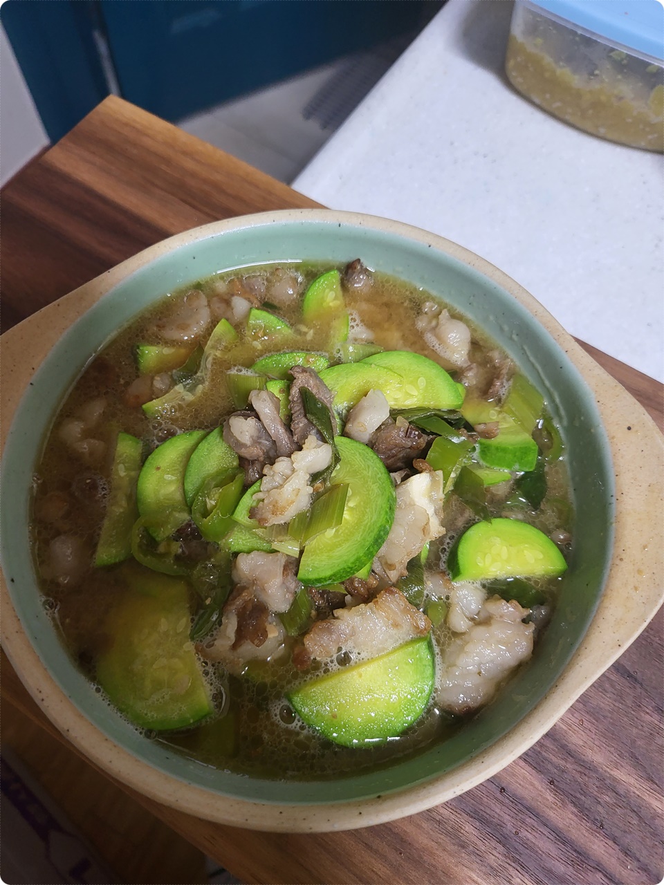 소고기 듬뿍 된잔찌게