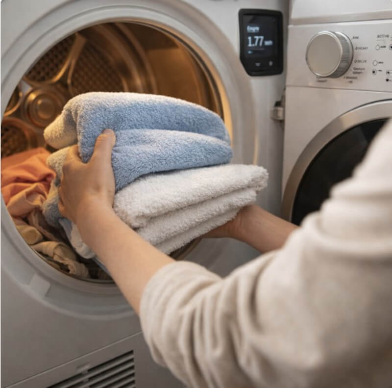 건조기 사용 빈도가 늘어나며 전기료에 영향을 주는 생활 장면